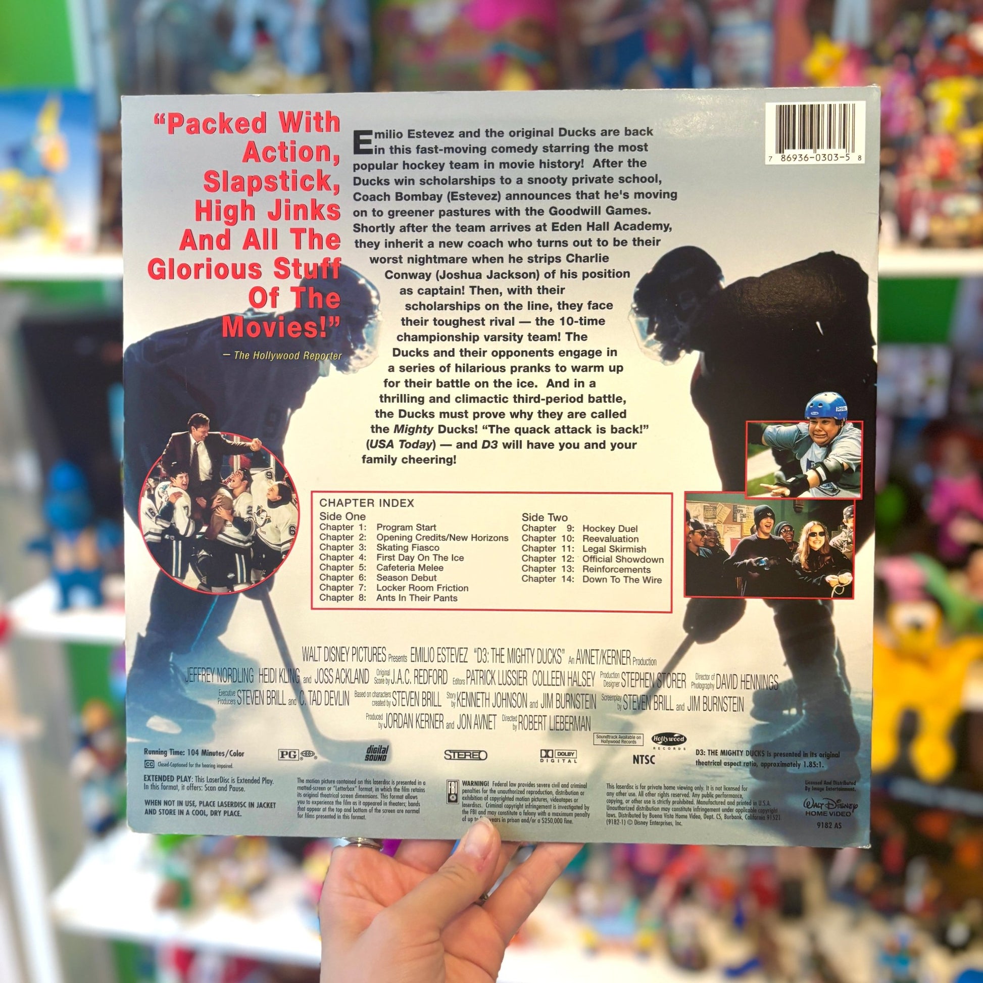 D3: The Mighty Ducks (Laserdisc, 90s) - PopCultGang