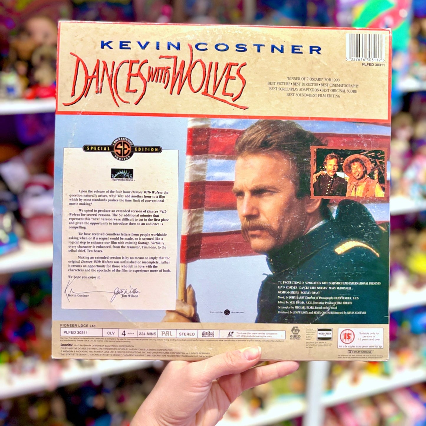 Dances With Wolves (Laserdisc, 90s) - PopCultGang