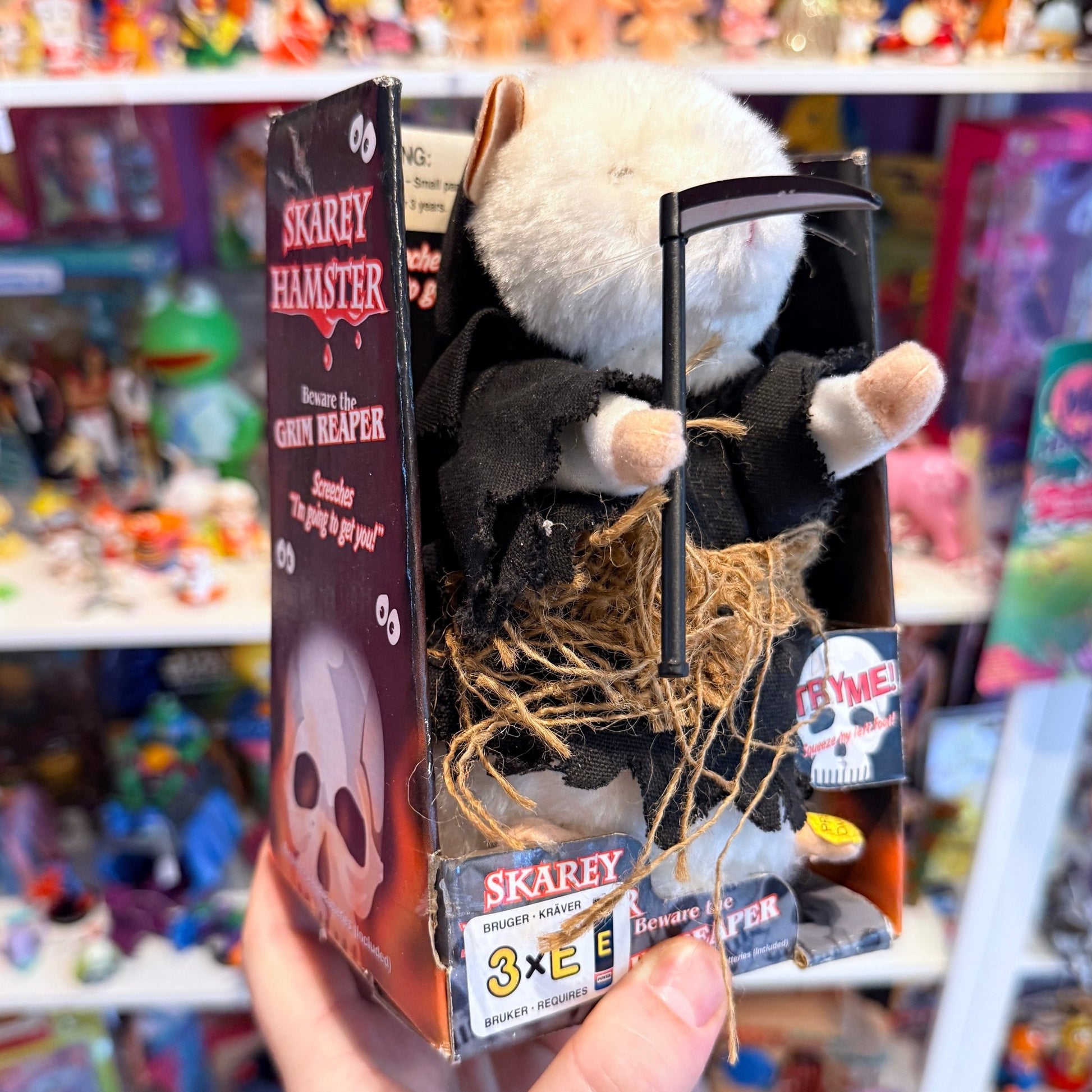 Dancing Hamsters: Grim Reaper Skarey Hamster (Gemmy, 2000s) - PopCultGang
