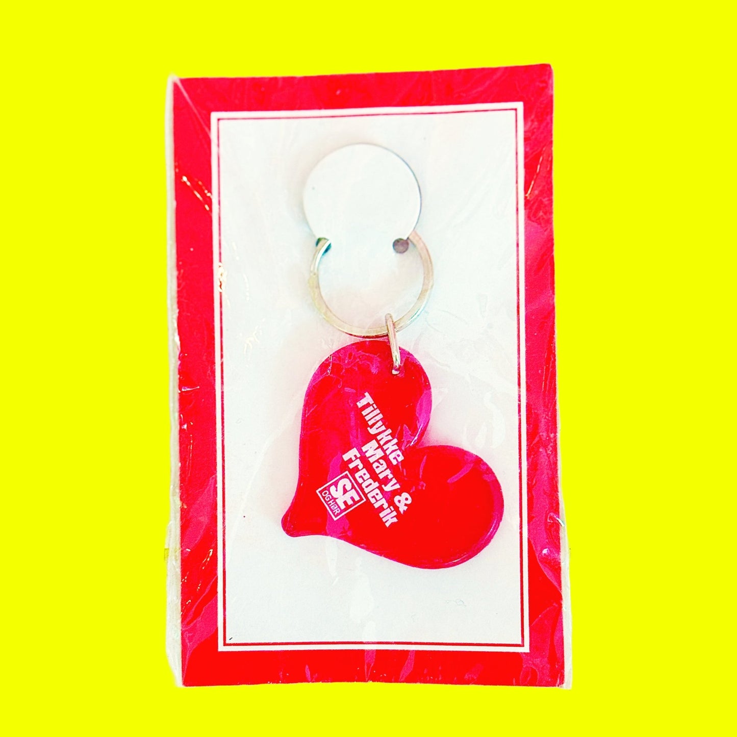 Danish King Frederik & Queen Mary Wedding Keychain (2004) - PopCultGang