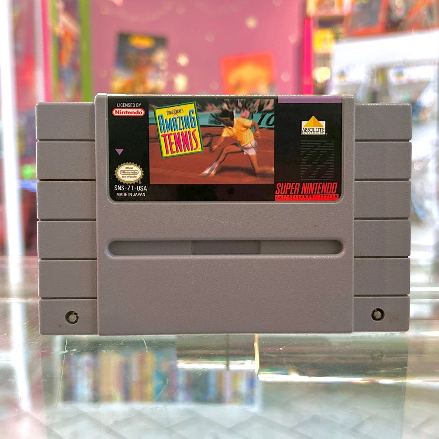 David Crane’s Amazing Tennis (SNES, NTSC) - PopCultGang