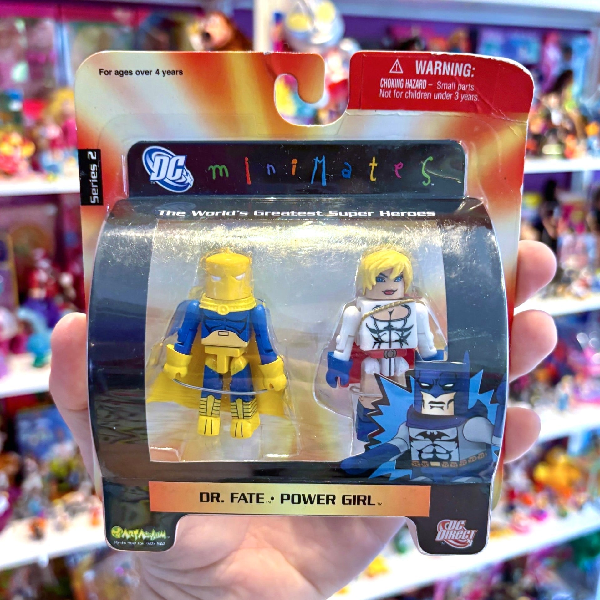 DC Minimates: Dr. Fate & Power Girl Figure Set (2000s) – PopCultGang