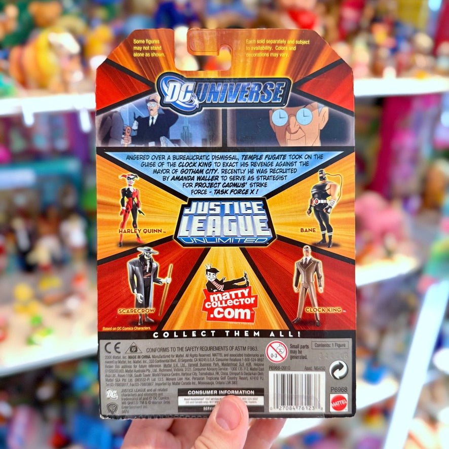DC Universe: Justice League - Unlimited Exclusive Action Figure 4-Pack - Gotham City Criminals - Clock King, Harley Quinn, Bane and Scarecrow (Amazon Exclusive, 2008) - PopCultGang