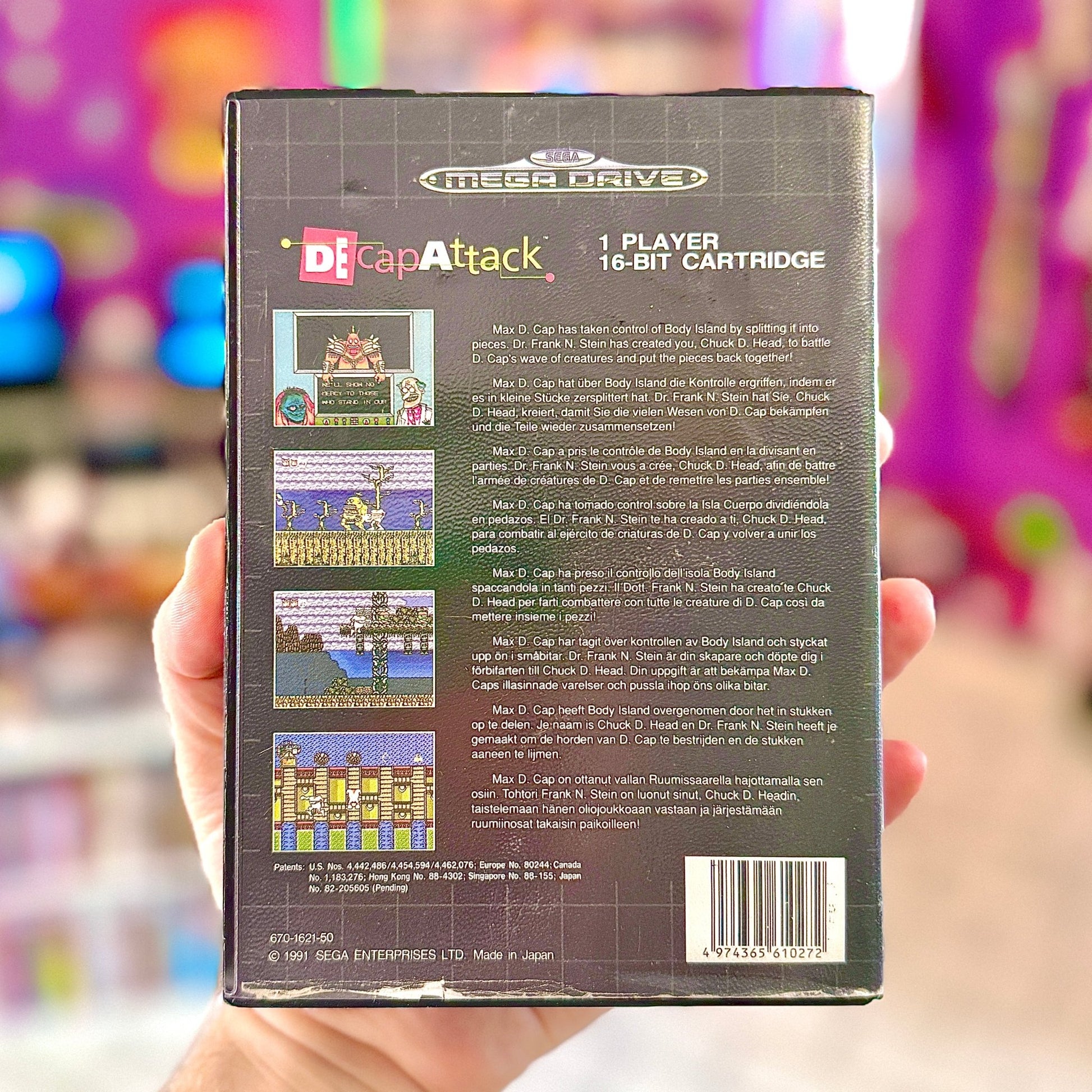 Decap Attack (Sega Mega Drive) - PopCultGang