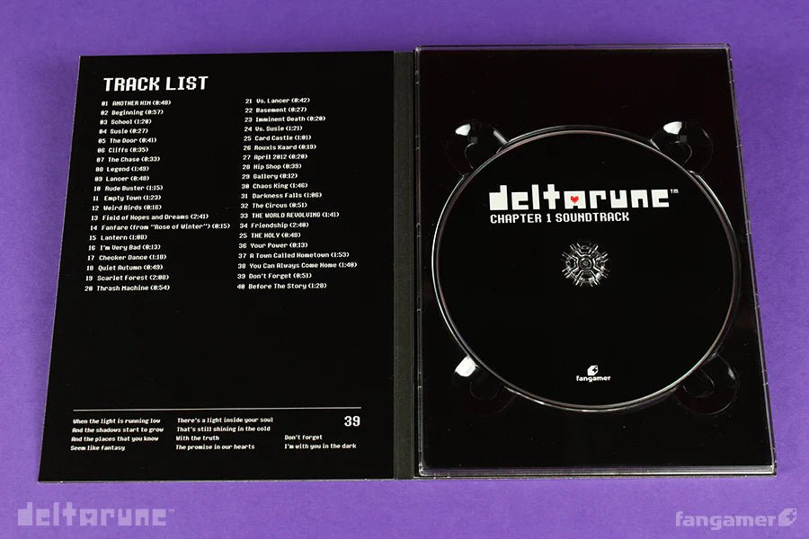DELTARUNE Chapter 1 CD Soundtrack (Fangamer) - PopCultGang