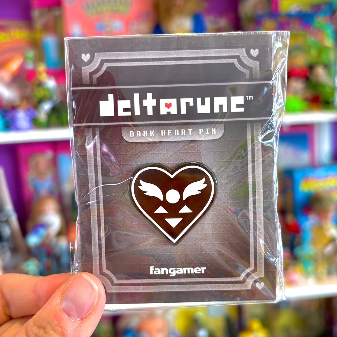 Deltarune: Dark Heart Pin (Fangamer) – PopCultGang