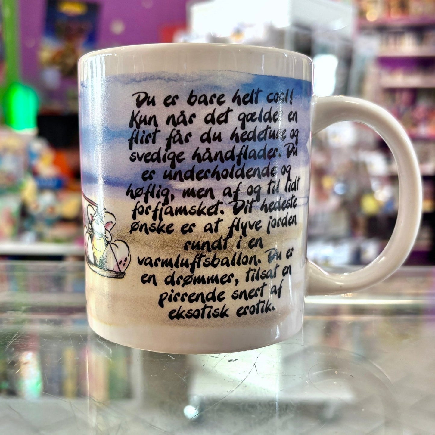 Diddl Horoscope Ceramic Mug: "Vægten" / Zodiac (2000s) - PopCultGang