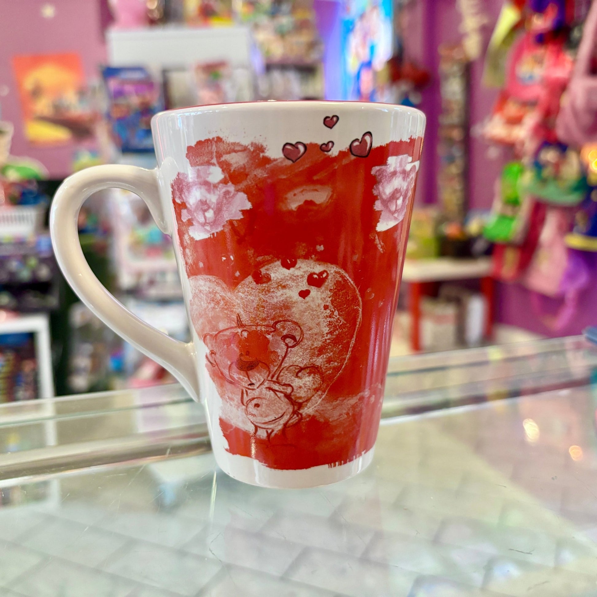 Diddl Red Pimboli Ceramic Mug (2000s) - PopCultGang