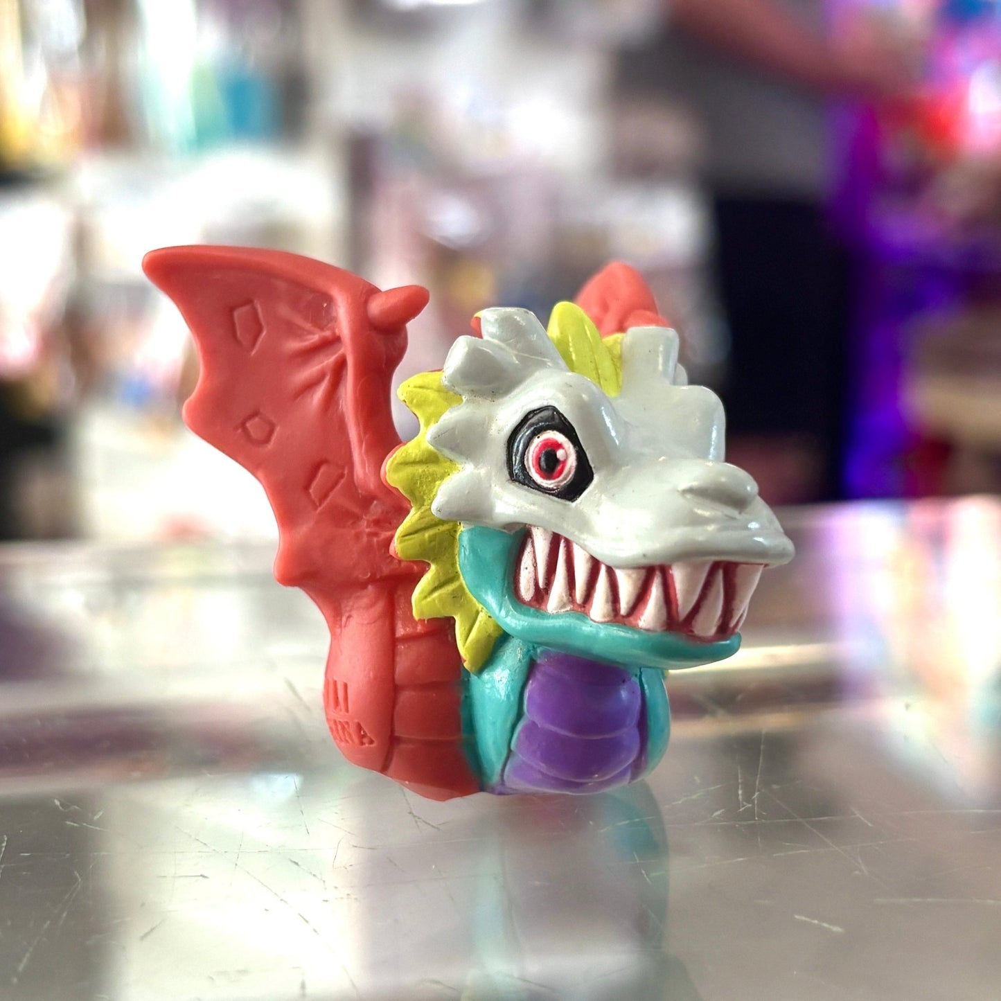 Digimon: Airdramon Finger Puppet - Soft Vinyl Figure (Bandai, 1999) - PopCultGang