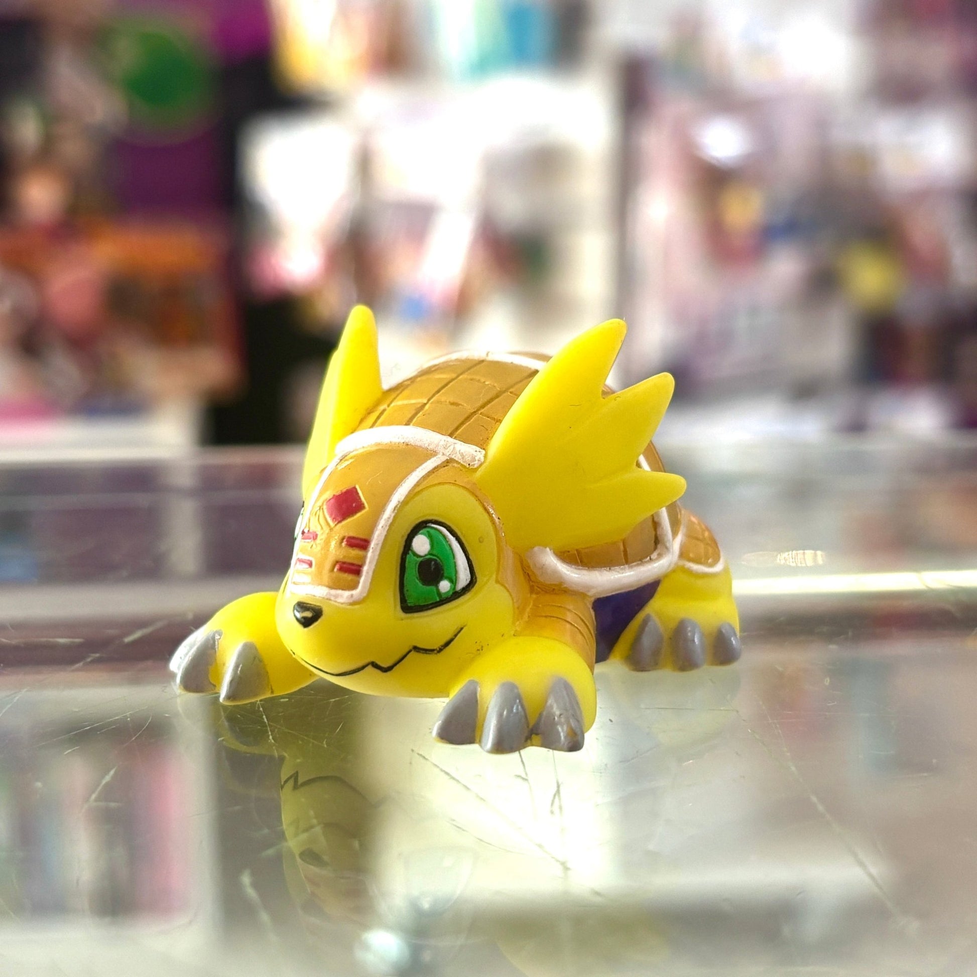Digimon: Armadillomon Finger Puppet - Soft Vinyl Figure (Bandai, 1999) - PopCultGang