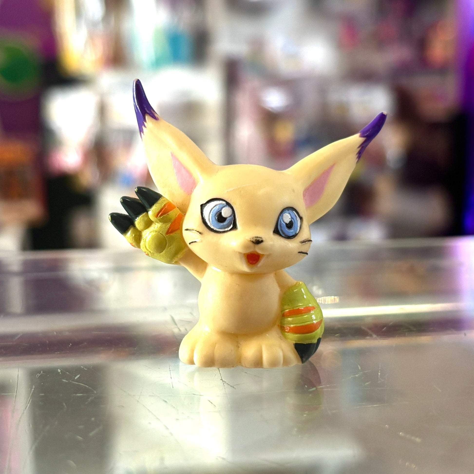 Digimon: Gatomon Finger Puppet - Soft Vinyl Figure (Bandai, 1999) - PopCultGang