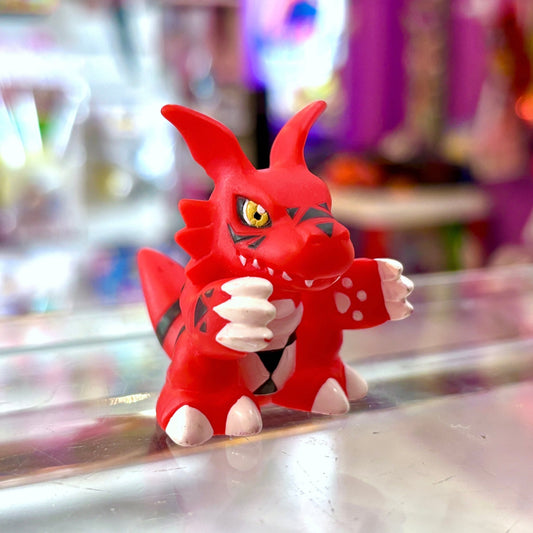 Digimon: Guilmon Finger Puppet - Soft Vinyl Figure (Bandai, 1999) - PopCultGang
