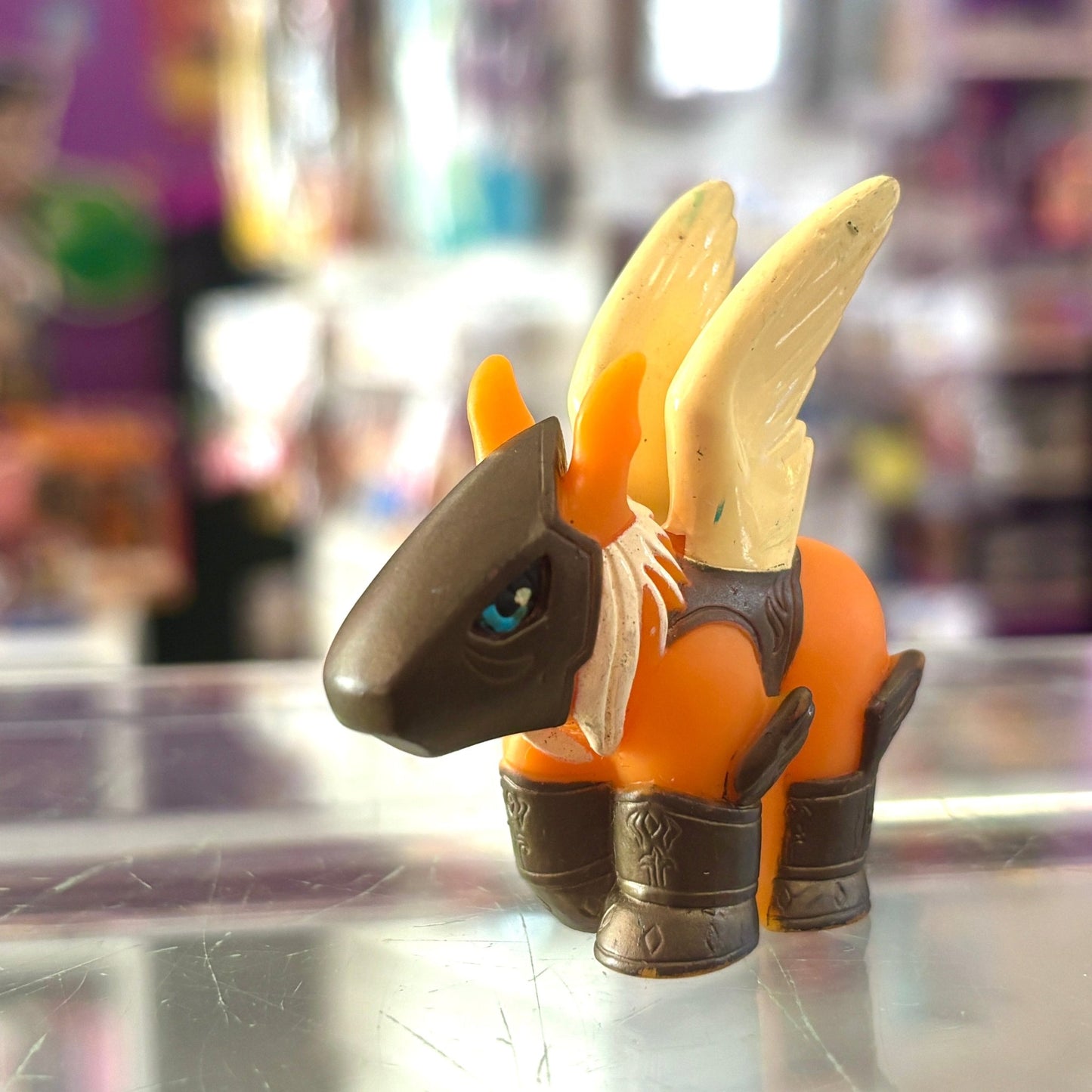 Digimon: Pegasusmon Finger Puppet - Soft Vinyl Figure (Bandai, 1999) - PopCultGang