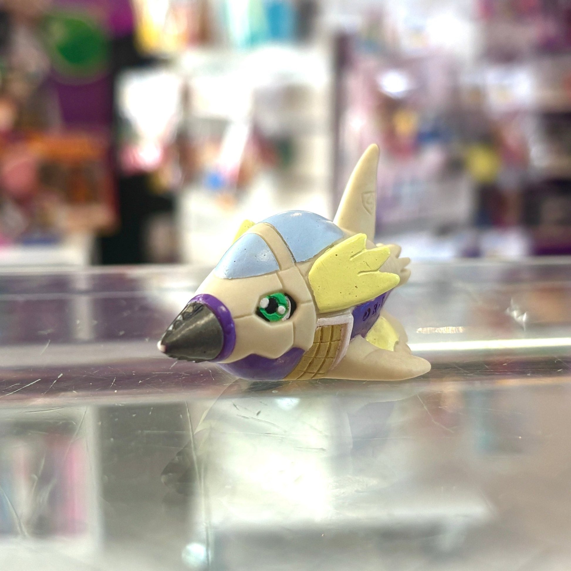 Digimon: Submarimon Finger Puppet - Soft Vinyl Figure (Bandai, 1999) - PopCultGang