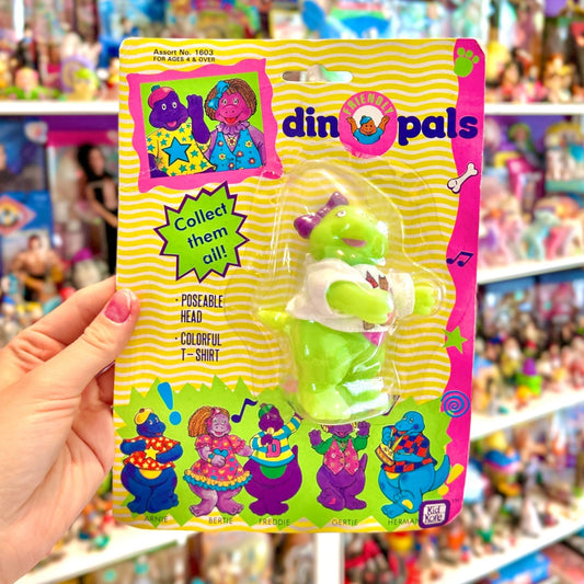Dino Pals: Collectible Figures - Green Dinosaur (MOC, Kid Kore, 90s) - PopCultGang