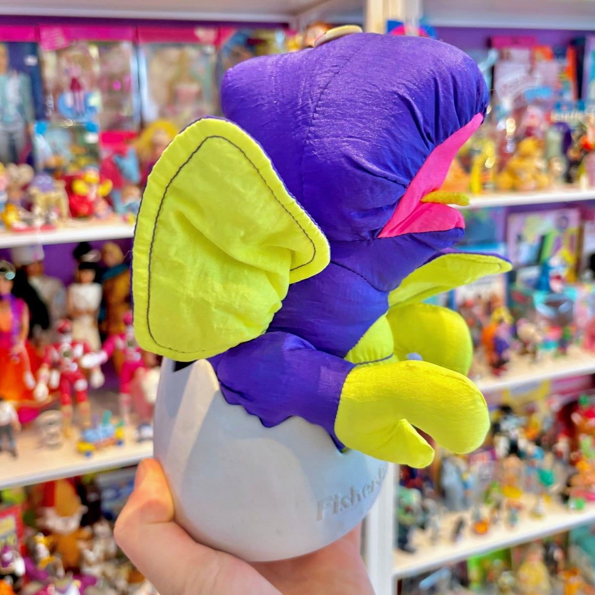 Dinoroar Plush - Purple Winged Puffalump (1992) - PopCultGang
