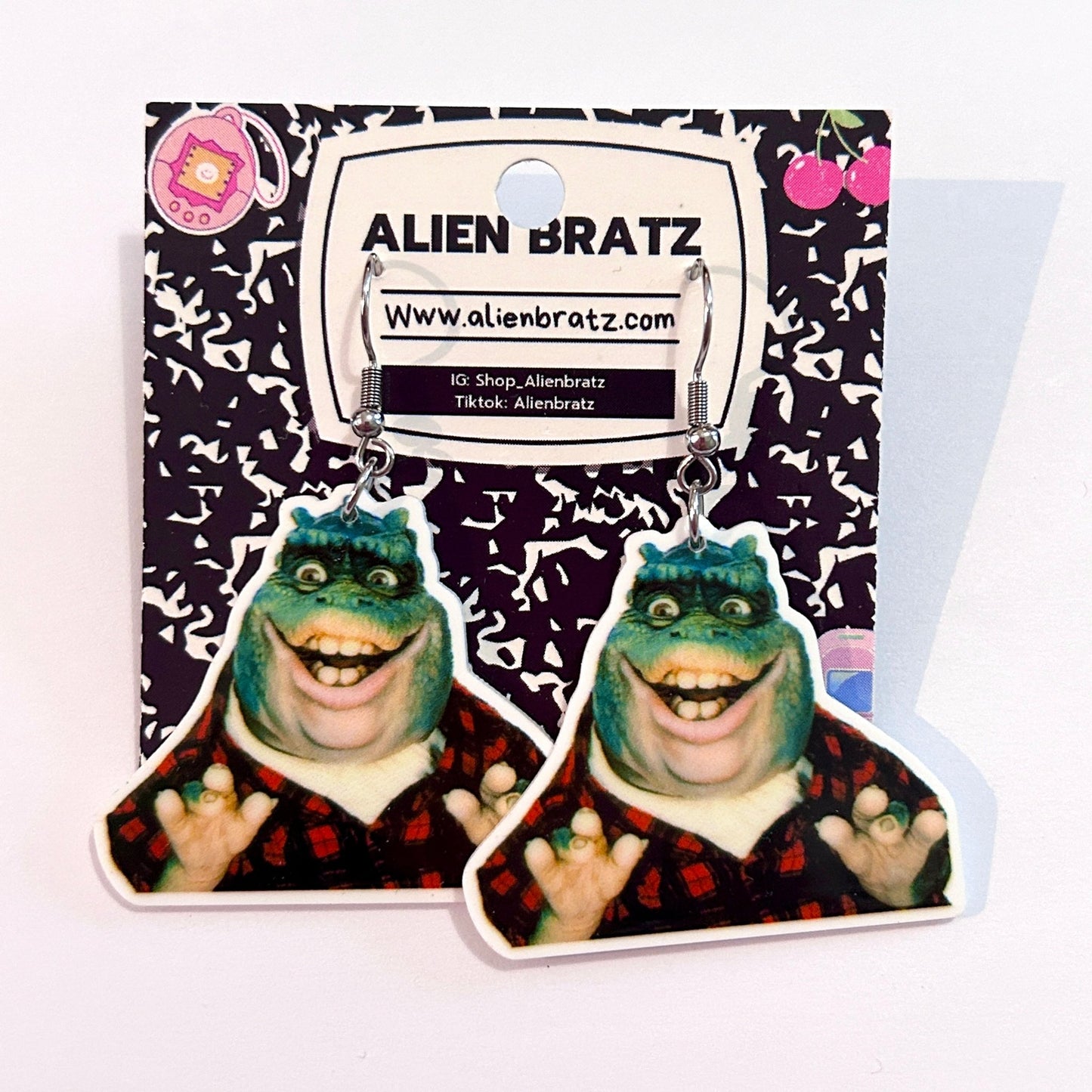 Dinosaurs - Earl Sinclair Earrings - PopCultGang