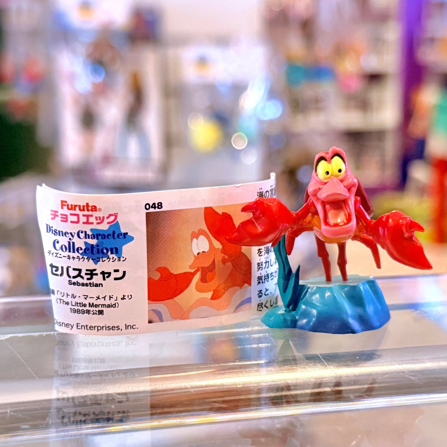 Disney Character Collection: The Little Mermaid - Sebastian The Crab - Choco Egg Mini Figure (Japan Exclusive, Furuta, 2000s) - PopCultGang