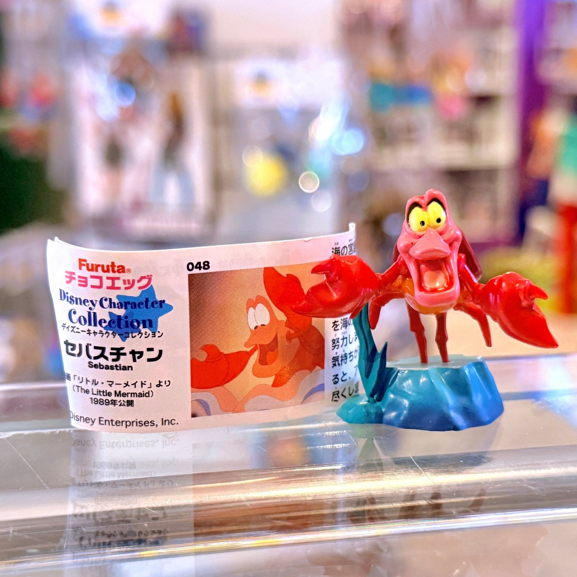 Disney Character Collection: The Little Mermaid - Sebastian The Crab - Choco Egg Mini Figure (Japan Exclusive, Furuta, 2000s) - PopCultGang