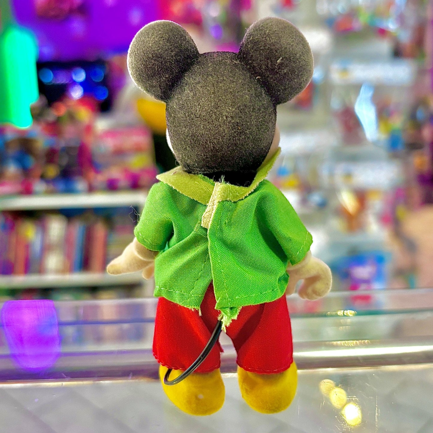 Disney Family: Mickey Mouse Flocked Figure (Simba Toys, 80s) - PopCultGang