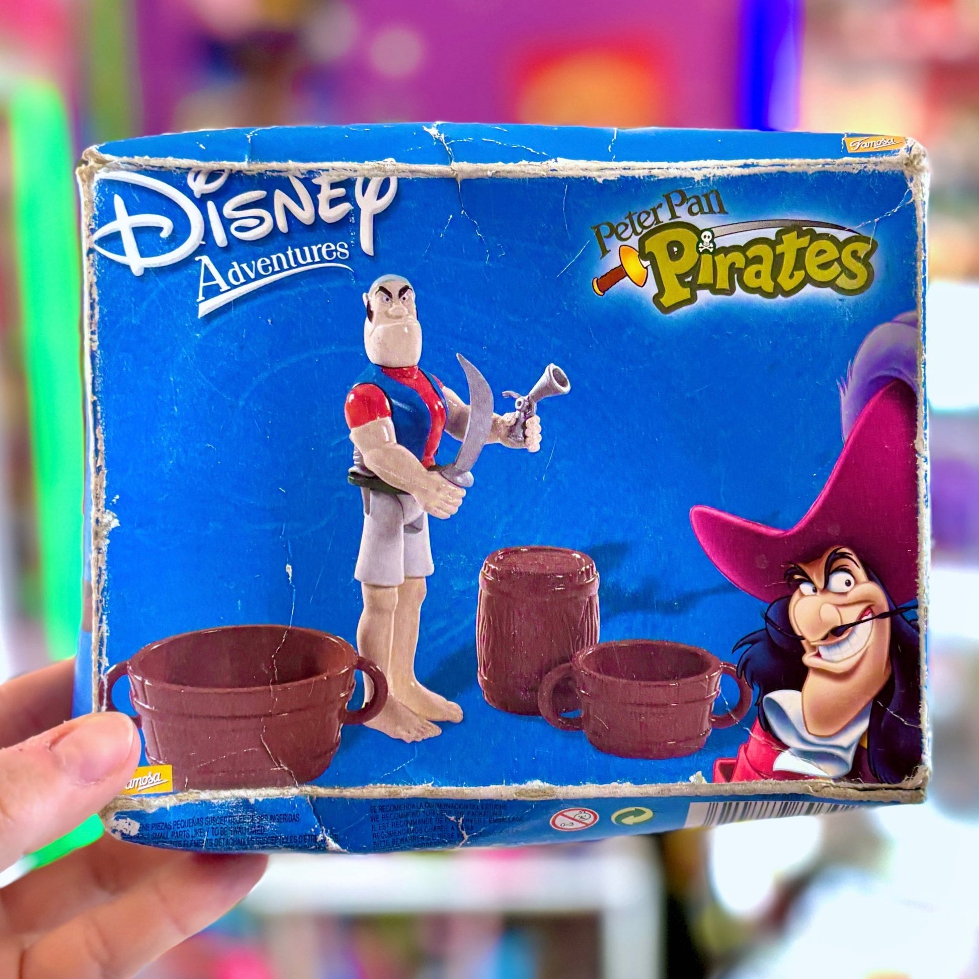 Disney Heroes: Peter Pan Pirates - Pirate With Barrel Action Figure (NIB, Famosa, 2004) - PopCultGang