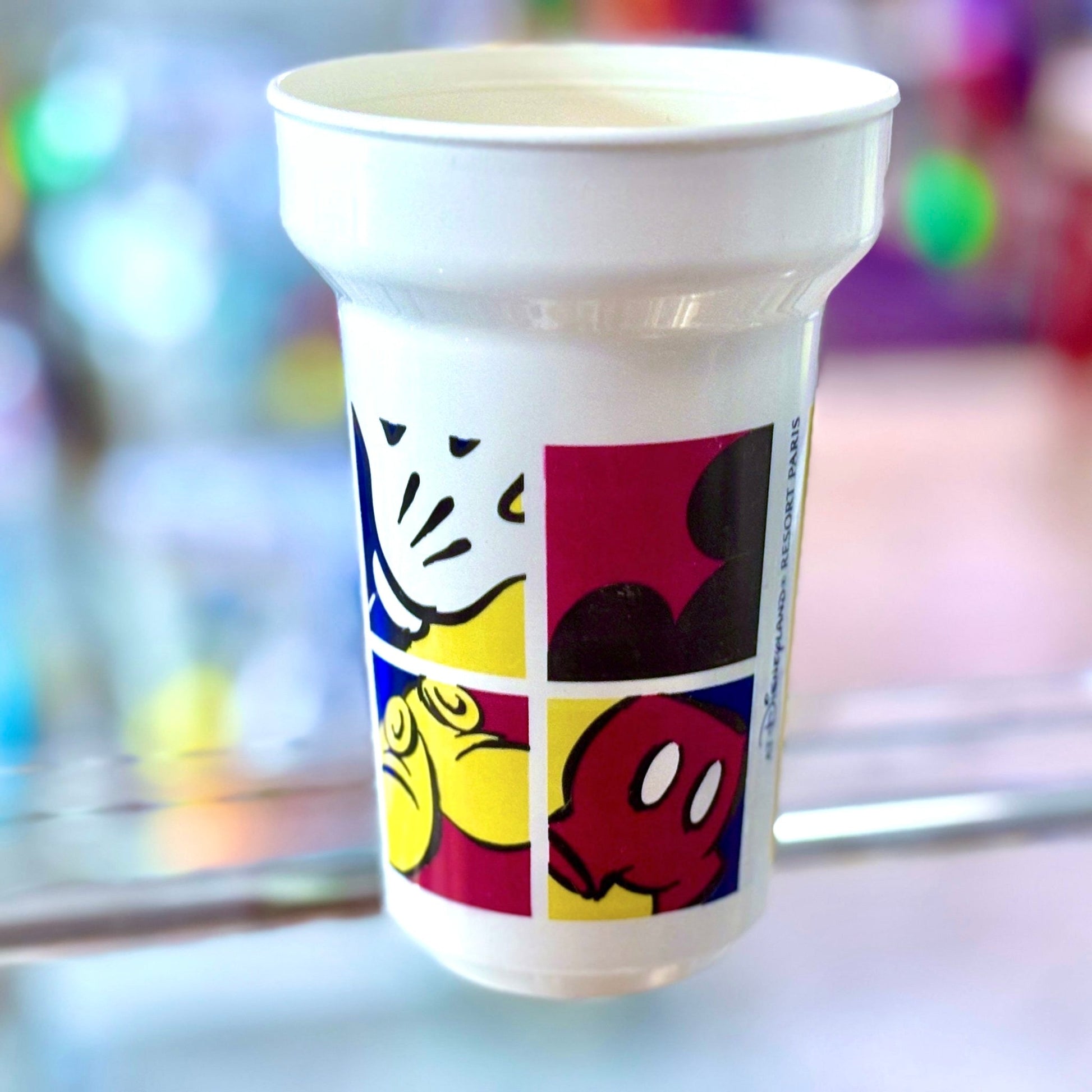 Disney Land Paris: Café Mickey Disney Village Plastic Cup (90s) - PopCultGang