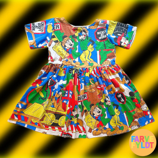 Disney Mickey & Friends Construction Crew - Colorful Upcycled Dress (FARVEFYLDT x POPCULTGANG) - PopCultGang