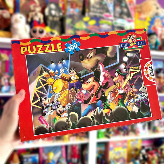 Disney Mickey Mouse & Friends at Concert Puzzle (300 pieces, 1990s) - PopCultGang