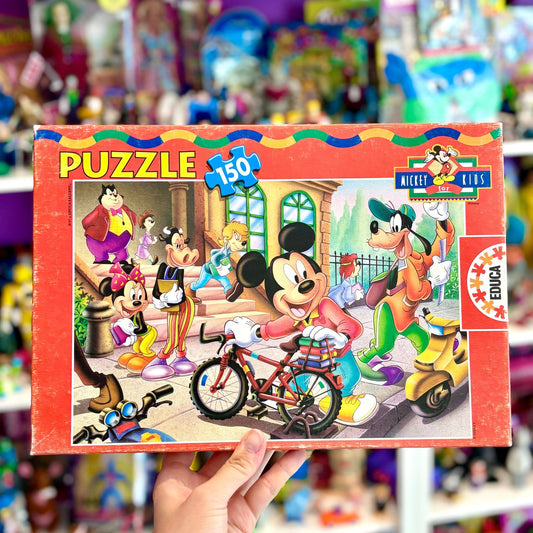Disney Mickey Mouse & Friends at School Puzzle (150 pieces, 1990s) - PopCultGang