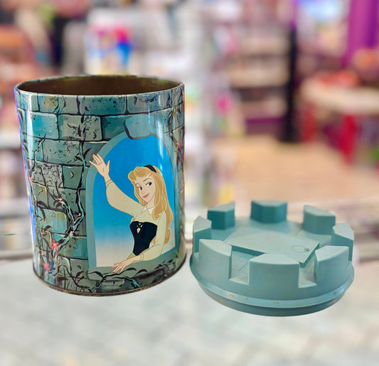 Disney Princesses Castle Tin Can - Snow White, Cinderella & Sleeping Beauty (90s) - PopCultGang
