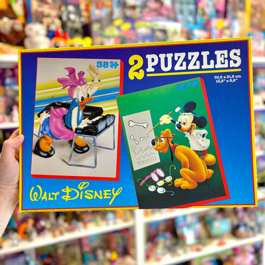 Disney Puzzle - 2 - in - one Daisy Duck & Mickey (1989) - PopCultGang