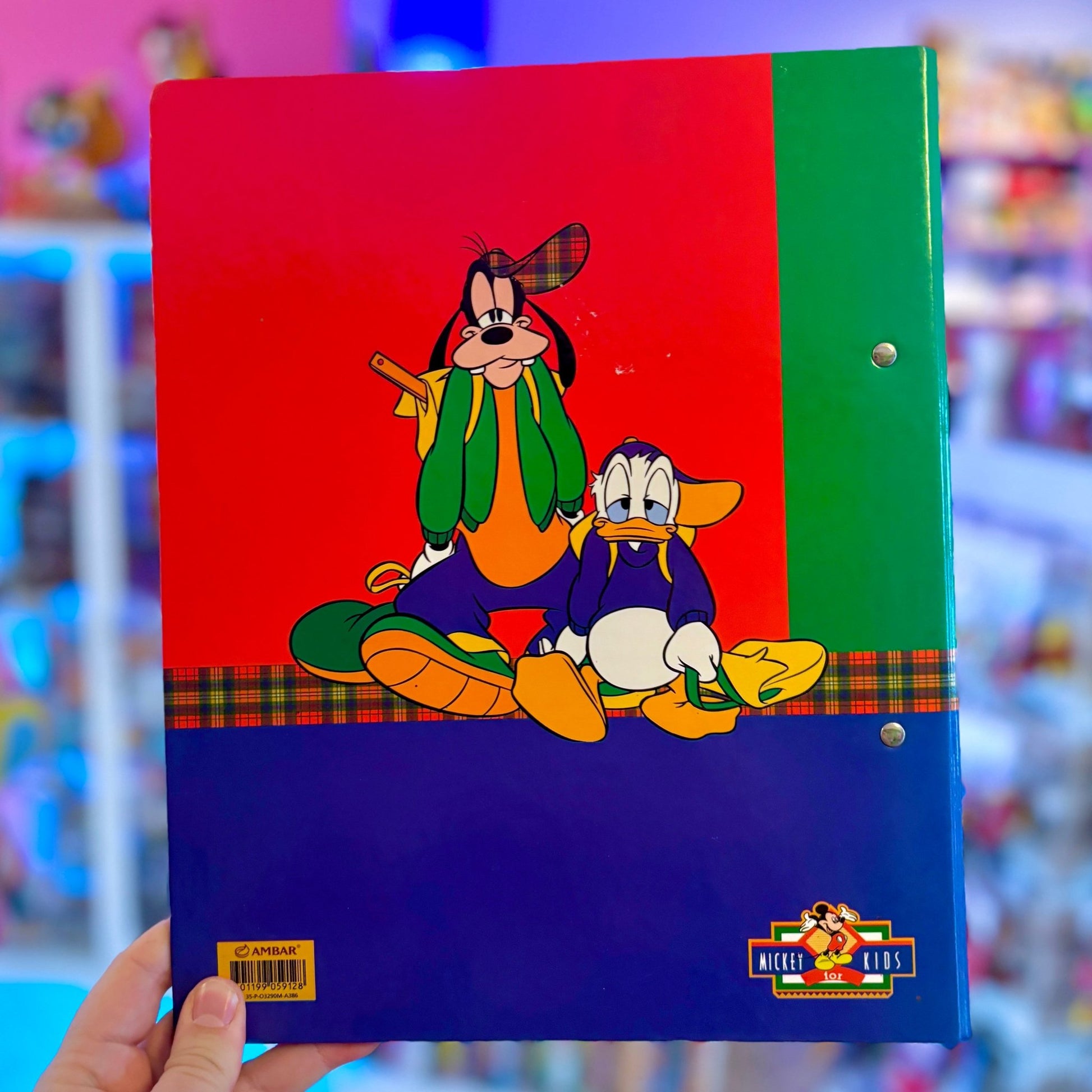 Disney Ringbinder: Nonstop Fun w. Donald, Mickey and Goofy (90s) - PopCultGang