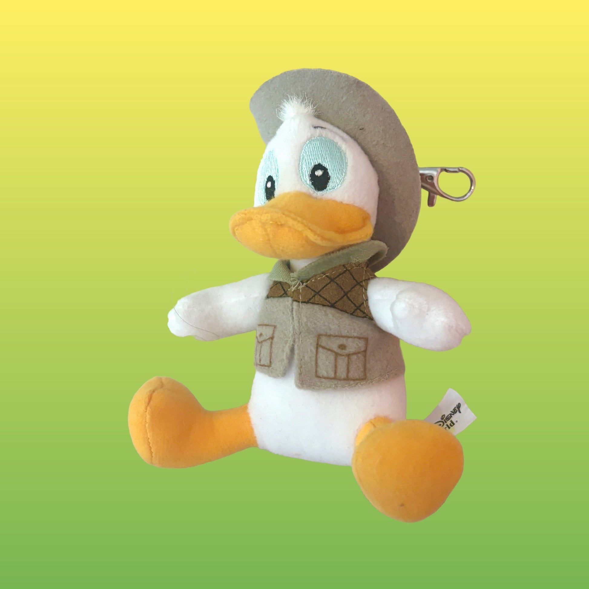 Disney World: Donald Duck on Safari Plush Keychain/Bag Charm (Disney) - PopCultGang