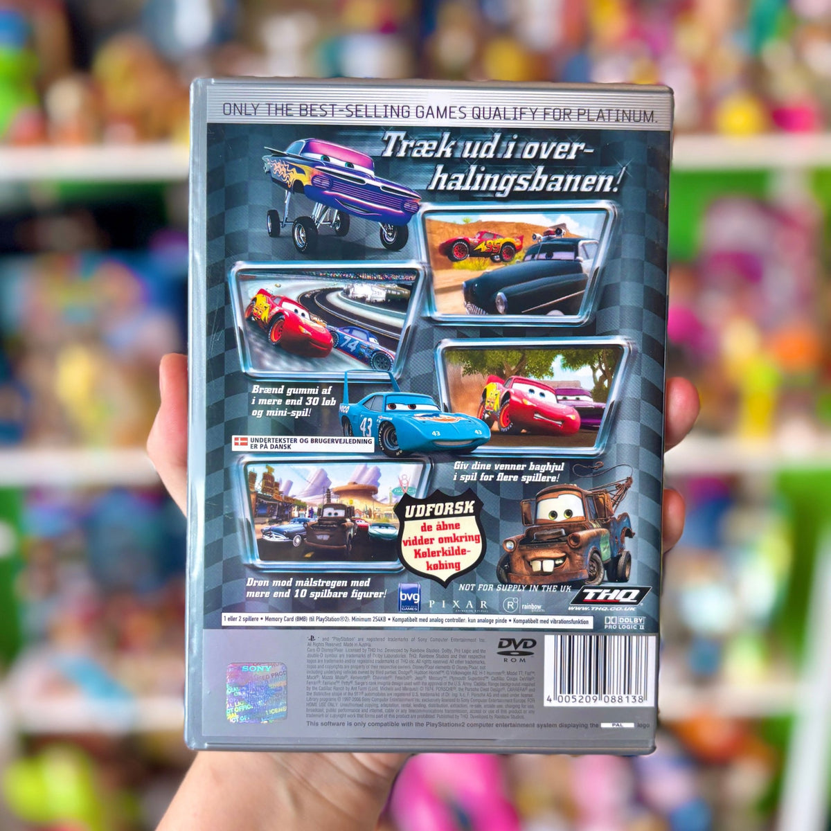 Disney/Pixar's Cars - "Biler" (danish version, Platinum, PS2) - PopCultGang