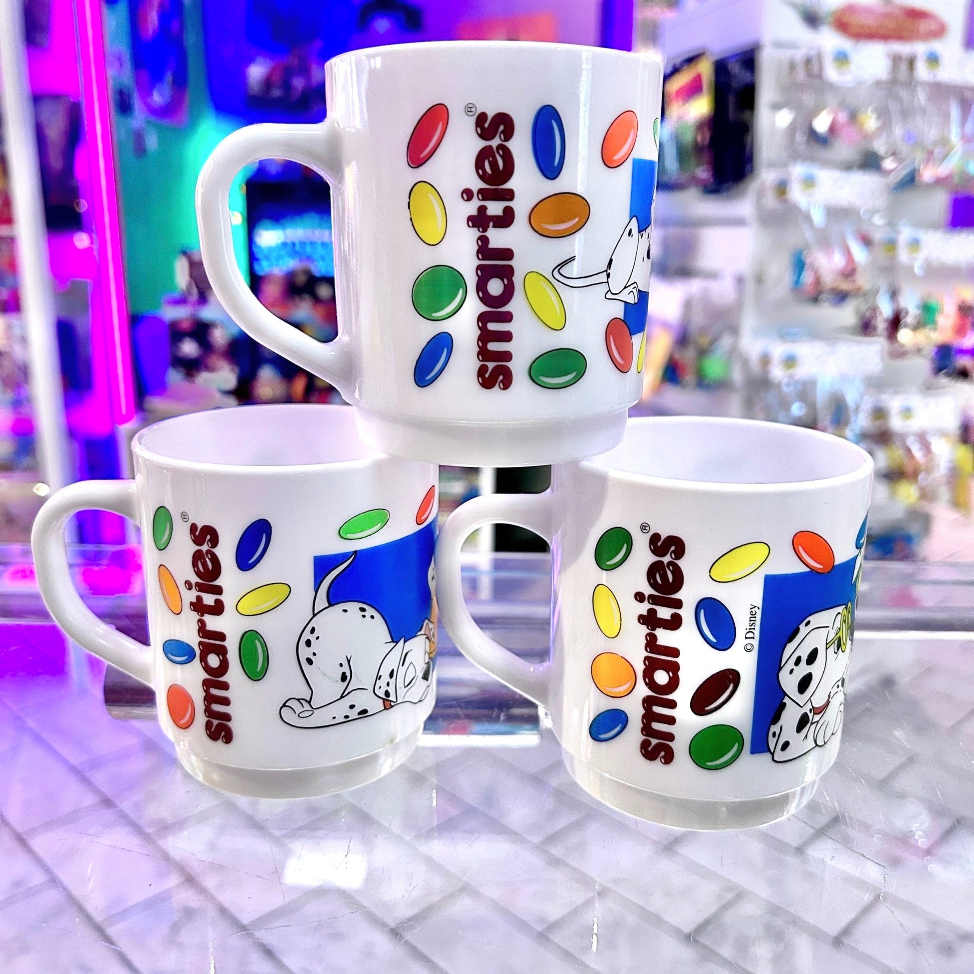 Disney's 101 Dalmatians Smarties Ceramic Mug (90s) - PopCultGang
