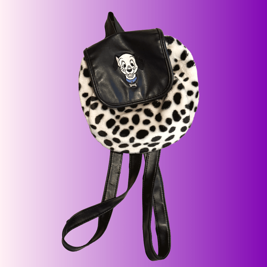 Disney’s 102 Dalmatians: Faux Fur Spotted Mini Backpack (90s) - PopCultGang