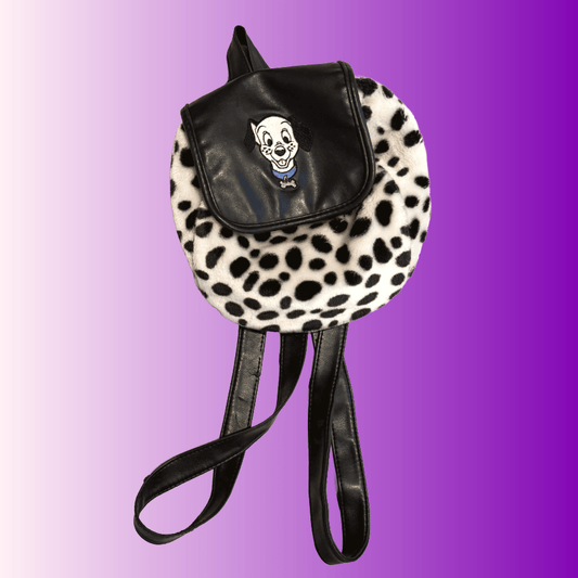 Disney’s 102 Dalmatians: Faux Fur Spotted Mini Backpack (90s) - PopCultGang