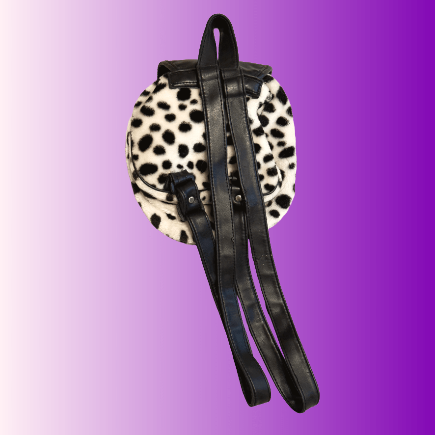 Disney’s 102 Dalmatians: Faux Fur Spotted Mini Backpack (90s) - PopCultGang