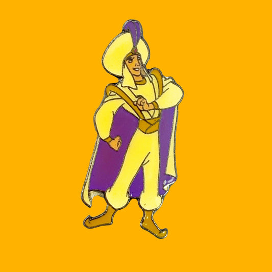 Disney's Aladdin: Prince Ali Enamel Pin (90s) - PopCultGang