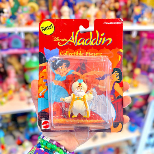 Disney's Aladdin: Sultan Collectible PVC Figure (new in box, Mattel, 1992) - PopCultGang