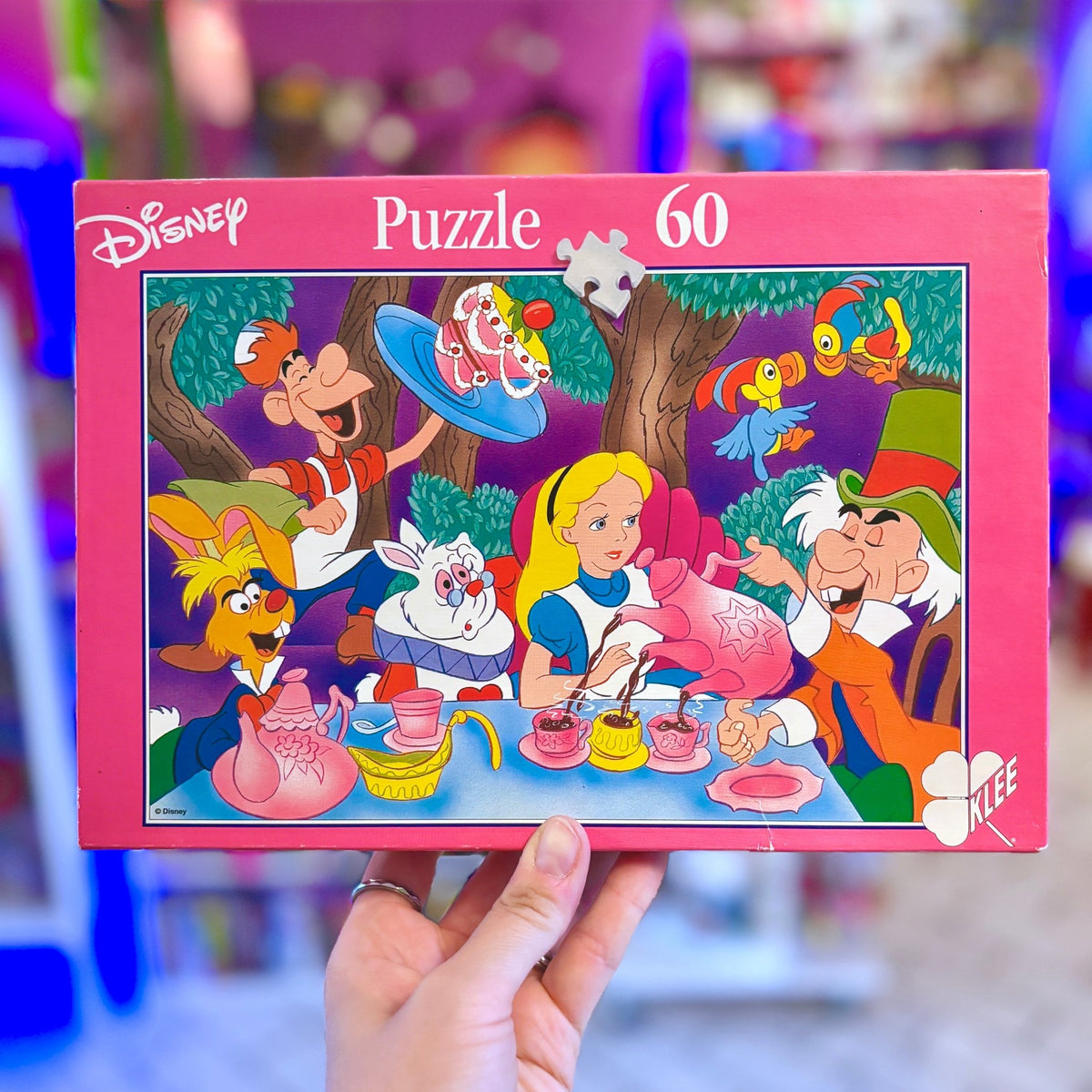 Disneys' Alice In Wonderland - Tea Party - 60 Pieces Puzzle (1990s) - PopCultGang