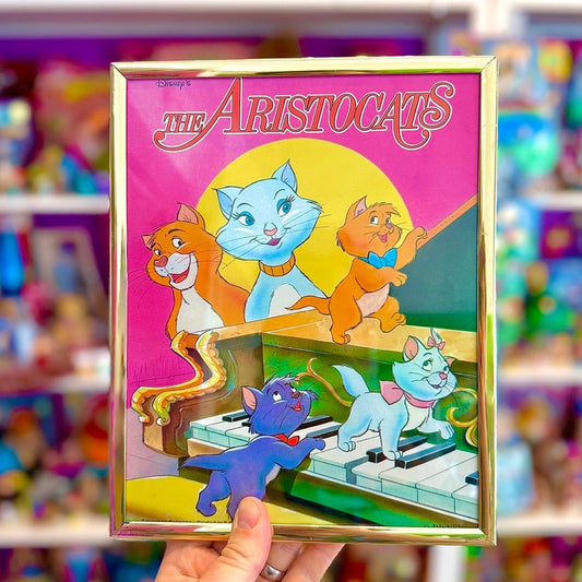 Disney's "Aristocats" Framed Mini Poster (90s) - PopCultGang
