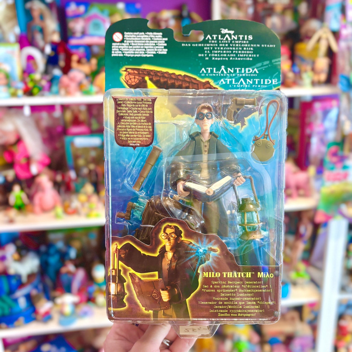 Disney's Atlantis: The Lost Empire - Milo Thatch Action Figure (MOC, Disney, Mattel, 2000) - PopCultGang
