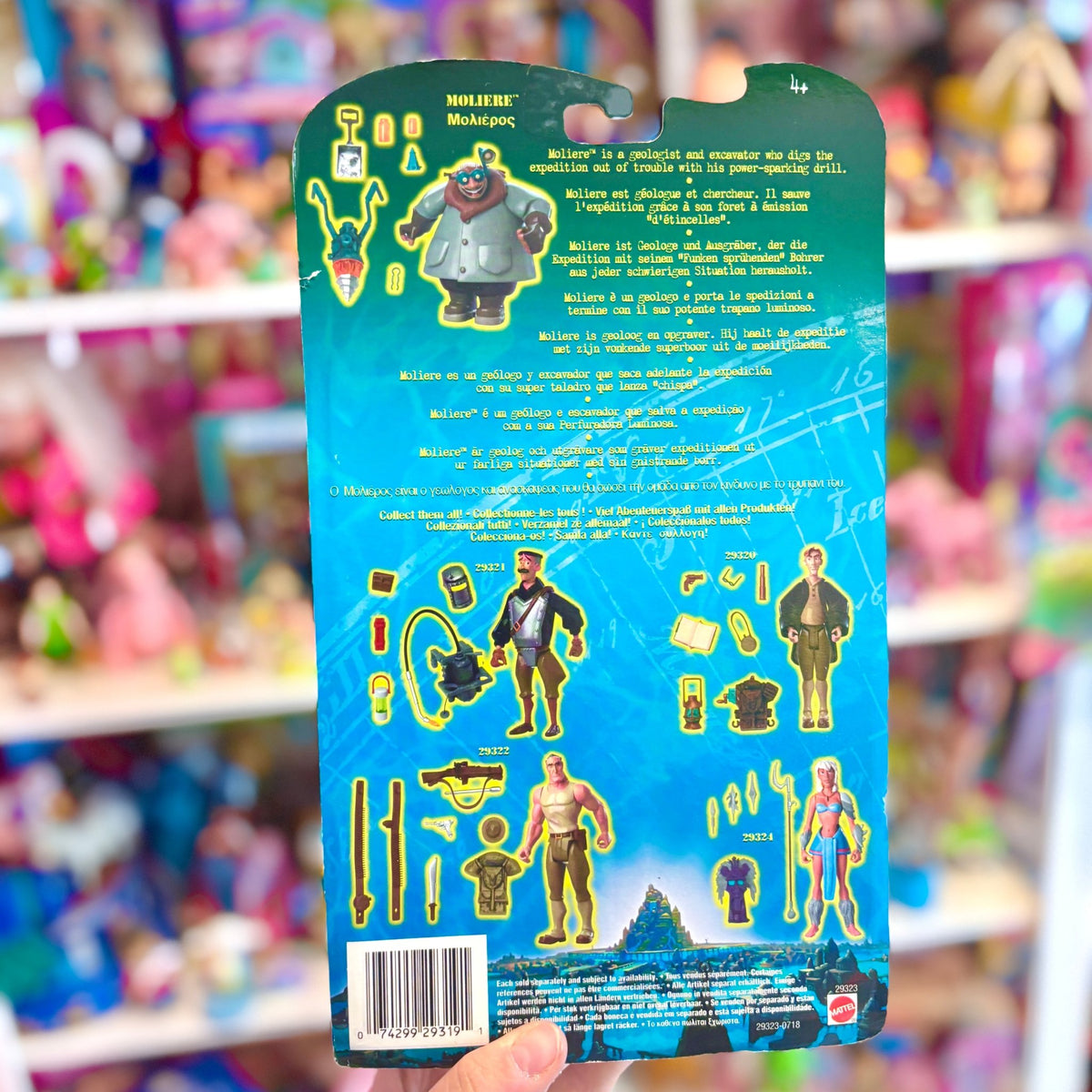 Disney's Atlantis: The Lost Empire - Moliere Action Figure (MOC, Disney, Mattel, 2000) - PopCultGang