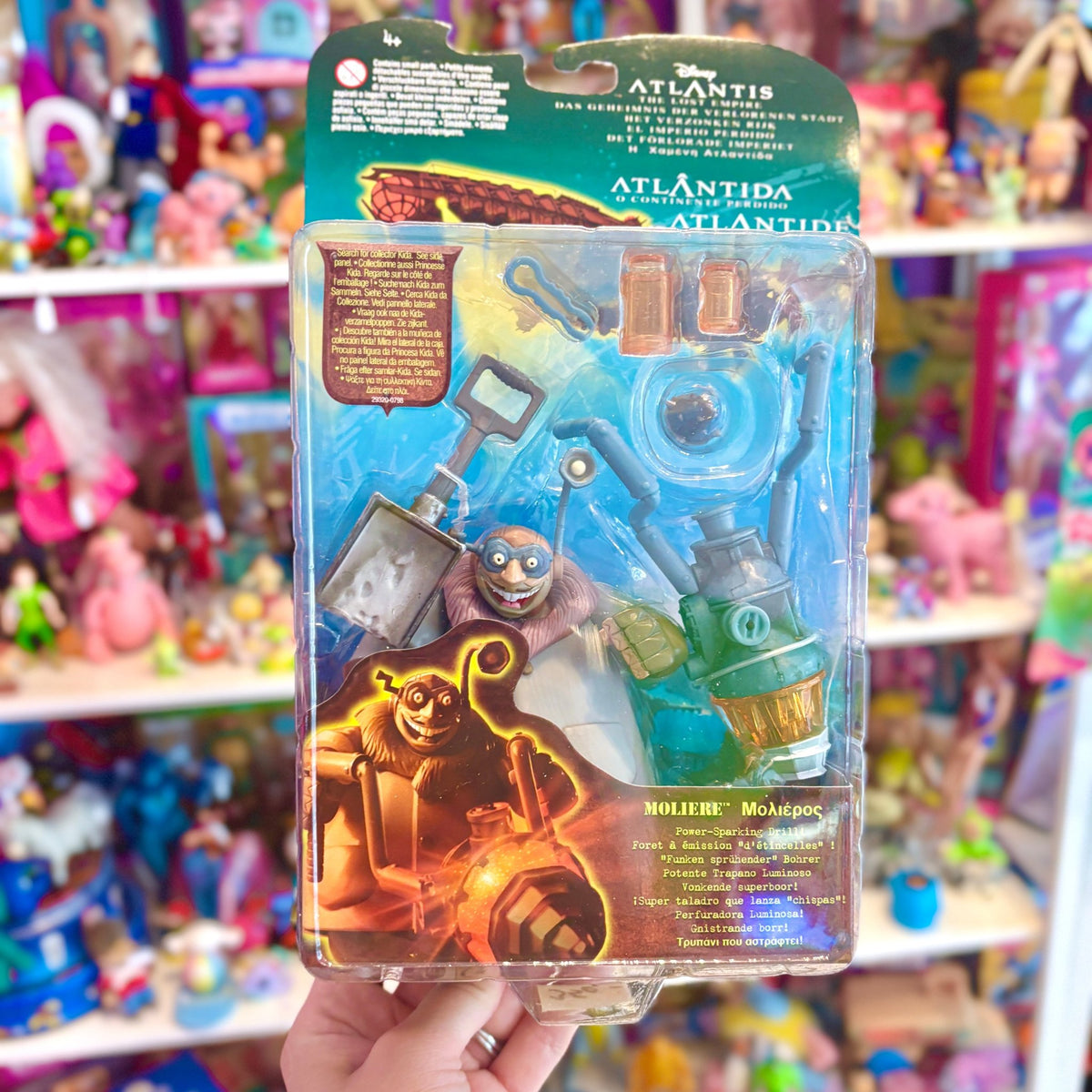 Disney's Atlantis: The Lost Empire - Moliere Action Figure (MOC, Disney, Mattel, 2000) - PopCultGang