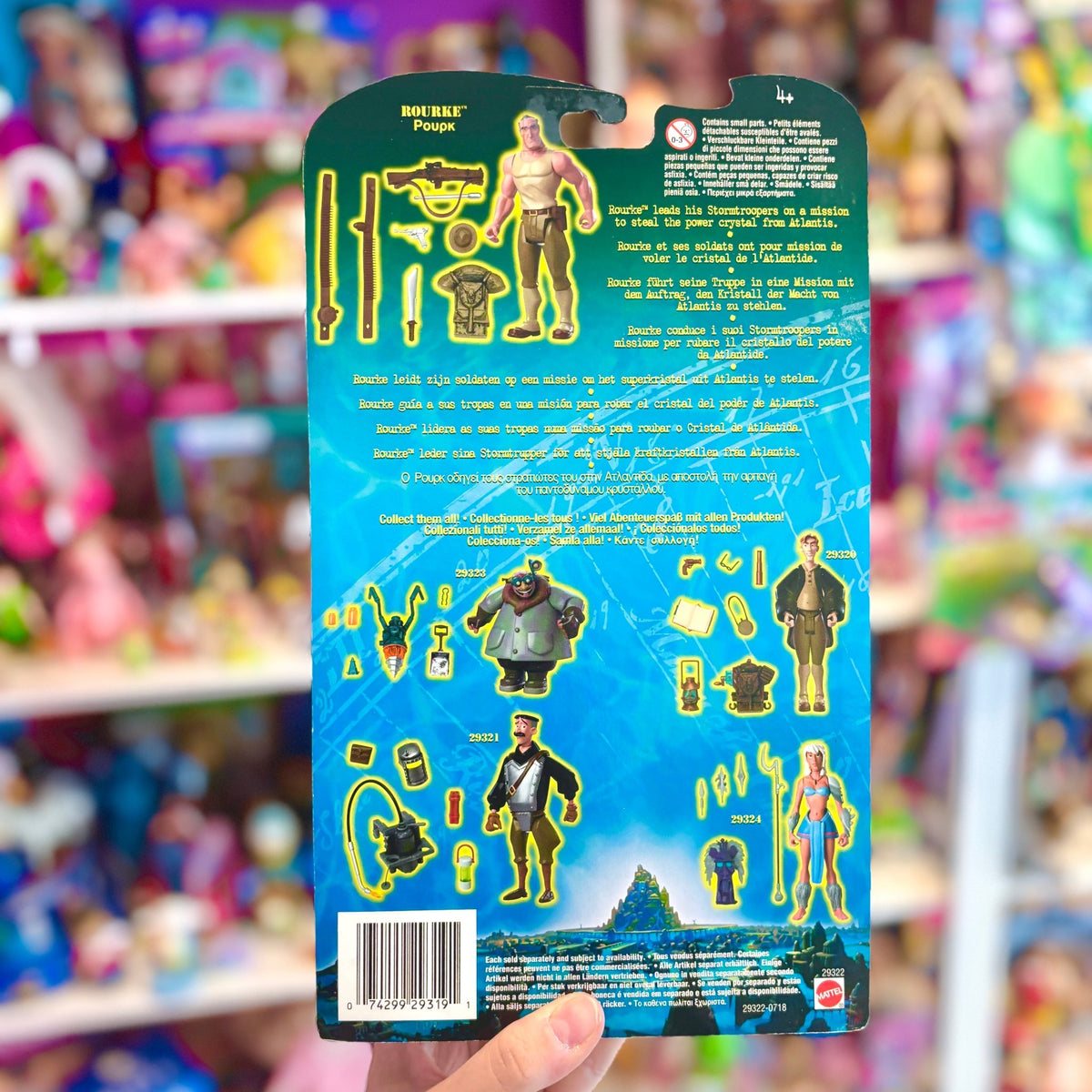 Disney's Atlantis: The Lost Empire - Rourke Action Figure (MOC, Disney, Mattel, 2000) - PopCultGang