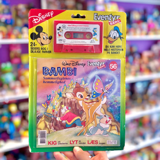 Disney's Bambi - "Lyt Og Læs" - Read Along Book and Cassette Tape (new and unopened, Danish, 1983) - PopCultGang