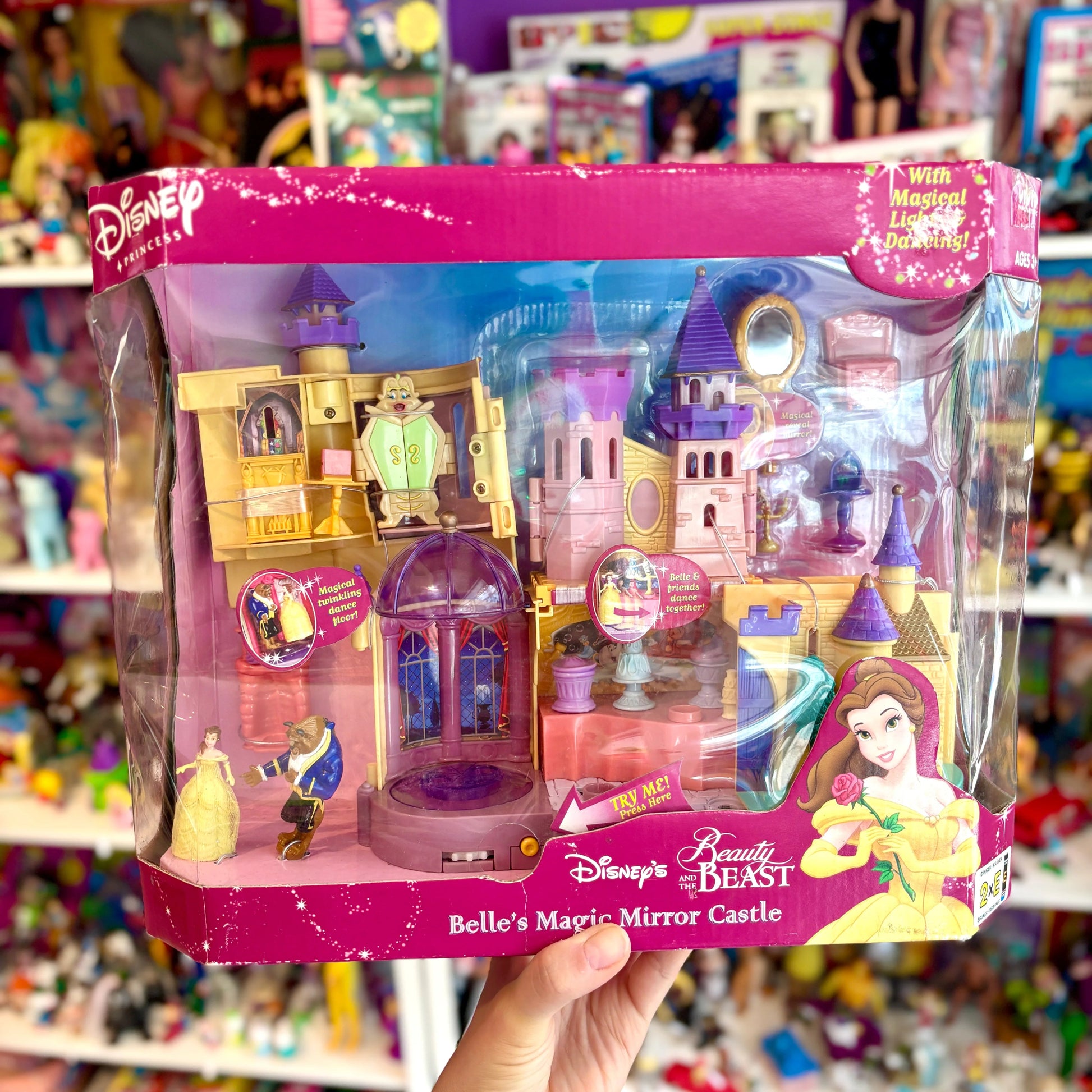 Disney's Beauty and the Beast: Belle's Magic Mirror Castle Playset (2002) - PopCultGang