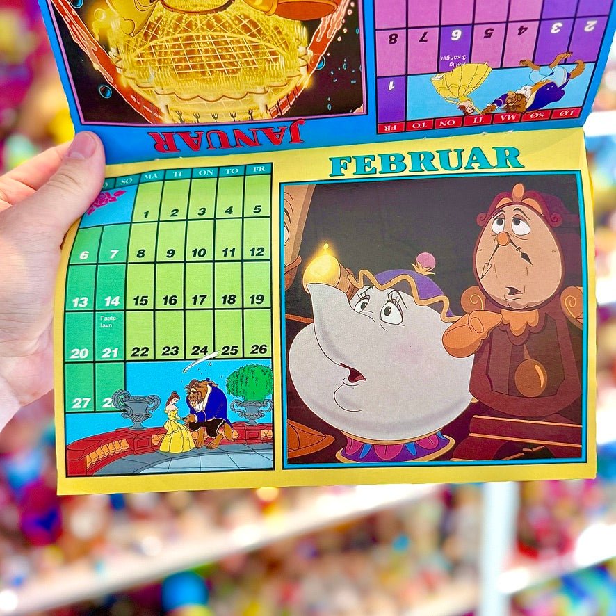 Disney's Beauty & The Beast Calendar 1993 (Anders And Bladet) - PopCultGang