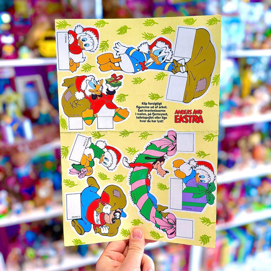 Disney's Donald Duck "Kravlenisser" Cutout Elves (Anders And Bladet, 90s) - PopCultGang